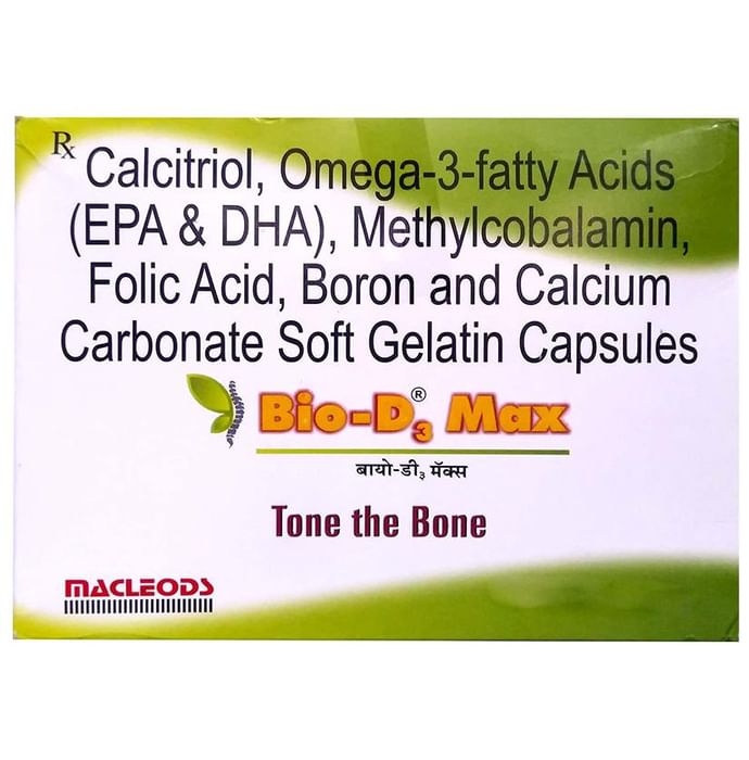 Bio-D3 Max Soft Gelatin Capsule