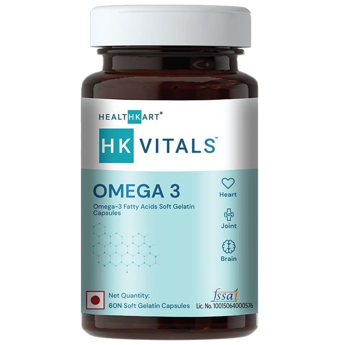 HealthKart HK Vitals Omega 3 Soft Gelatin Capsule