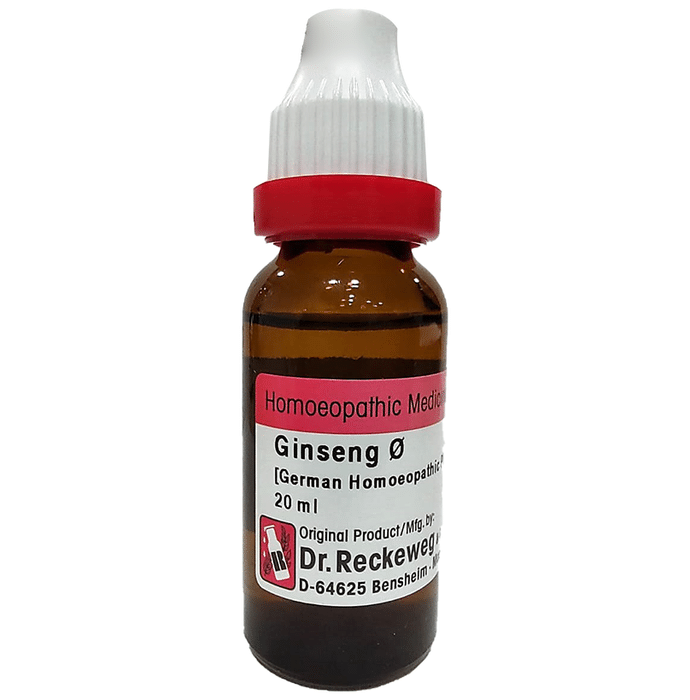 Dr. Reckeweg Ginseng Mother Tincture Q – Gineng (Panax Quinquefolium) by Dr Reckeweg & Co