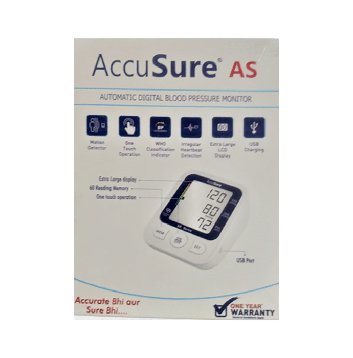 AccuSure AS Automatic Digital Blood Pressure Monitor