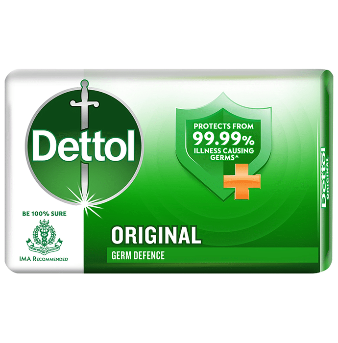 Dettol Original Bathing Soap Bar (75gm Each)