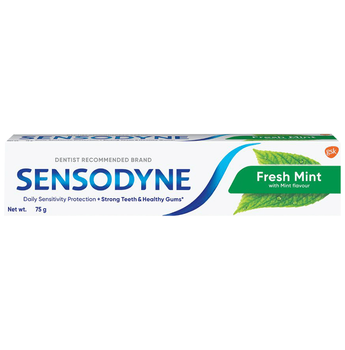 Sensodyne Fresh Mint Sensitive Toothpaste – Potaium nitrate by GlaxoSmithKline Consumer Healthcare — photo 1 of 7