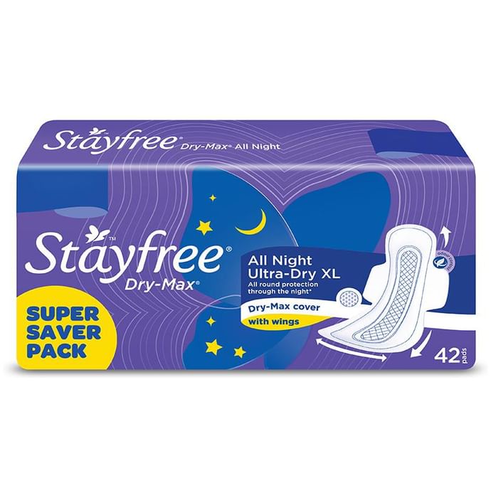 Stayfree Dry-Max All Night Ultra-Dry Pads