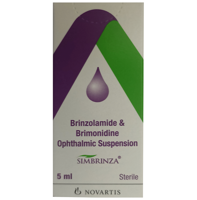 Simbrinza Ophthalmic Suspension – Brinzolamide (1% w/v) by Alcon Laboratories — photo 1 of 3