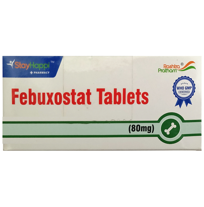 StayHappi Febuxostat 80mg Tablet