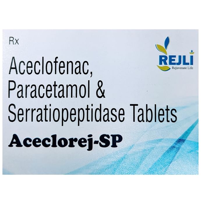 Aceclorej-SP Tablet – Aceclofenac (100mg) by Rejli Healthcare Pvt Ltd — photo 1 of 2