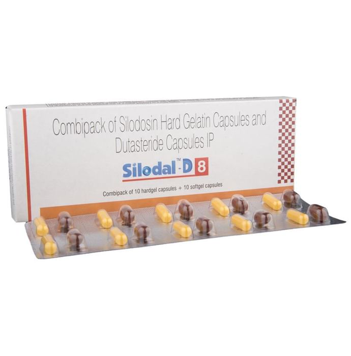 Silodal-D 8 Capsule – Silodosin (8mg) 8 mg by Sun Pharmaceutical Industries Ltd — photo 1 of 6