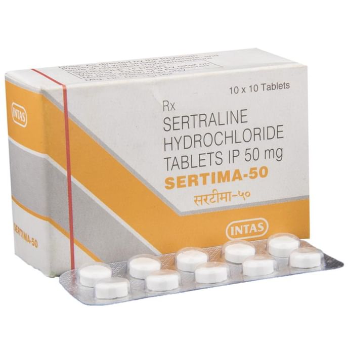 Sertima 50 Tablet – Sertraline (50mg) 50 mg by Intas Pharmaceuticals Ltd — photo 1 of 6