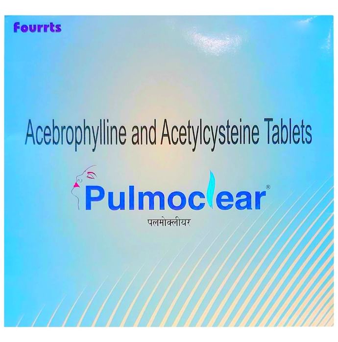 Pulmoclear Tablet – Acebrophylline (100mg) by Fourrts India Laboratories Pvt Ltd — photo 1 of 4