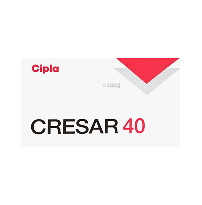 Cresar 40 Tablet – Telmisartan (40mg) 40 mg by Cipla Ltd — photo 1 of 4