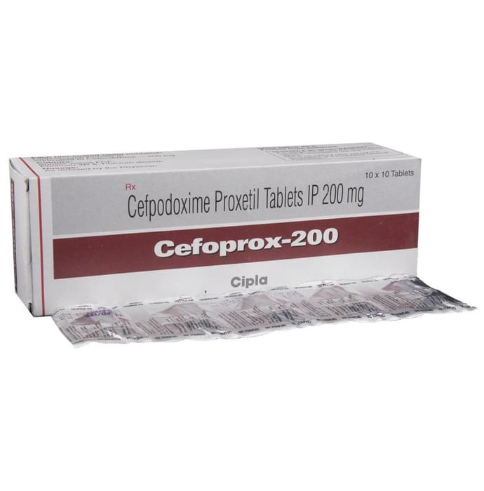 Cefoprox 200 Tablet – Cefpodoxime Proxetil (200mg) 200 mg by Cipla Ltd — photo 1 of 5