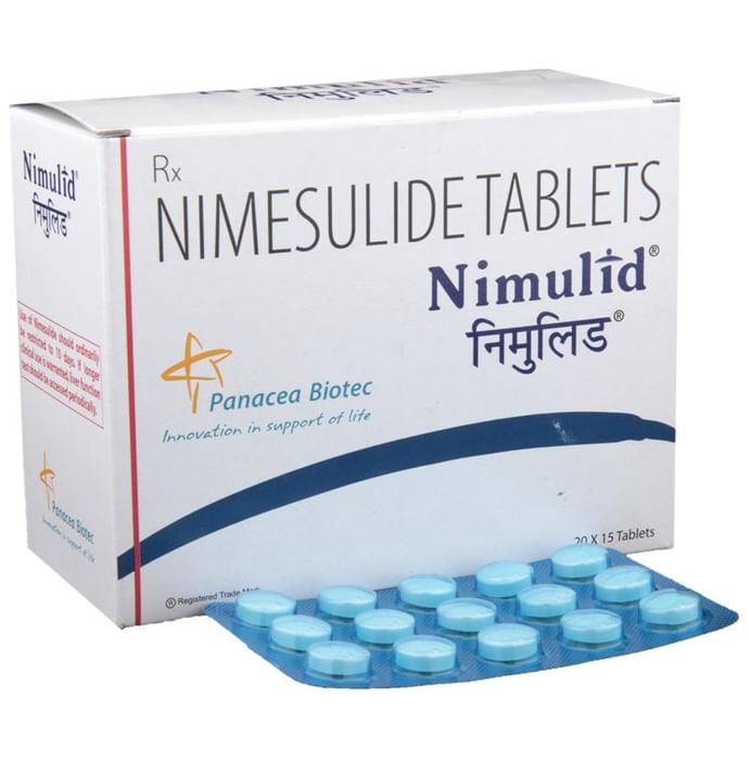 Nimulid Tablet – Nimesulide (100mg) by Panacea Biotec Pharma Ltd — photo 1 of 6
