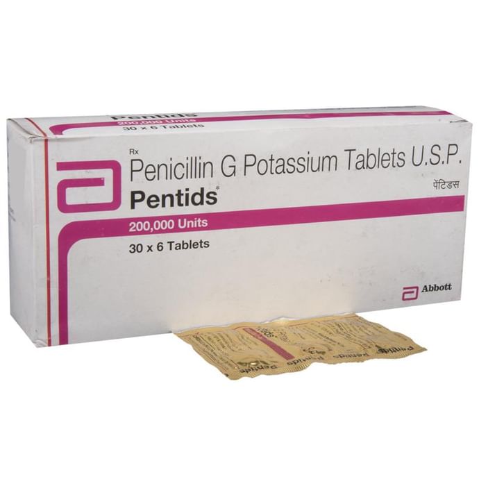 Pentids 200 Tablet – Penicillin G (200000IU) 200 mg by Abbott — photo 1 of 5