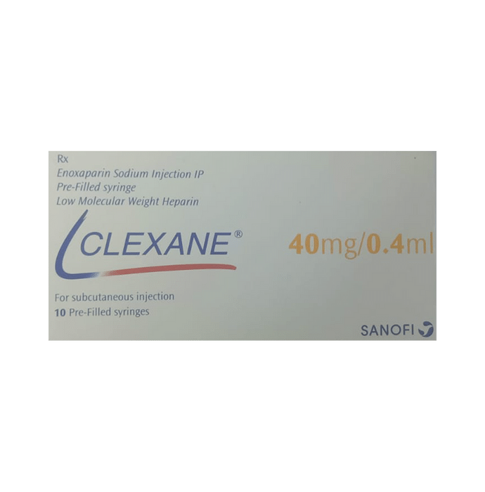 Clexane 40mg Injection (0.4ml Each)