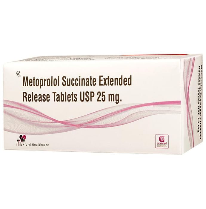 Genericart Metoprolol Succinate 25mg Tablet ER