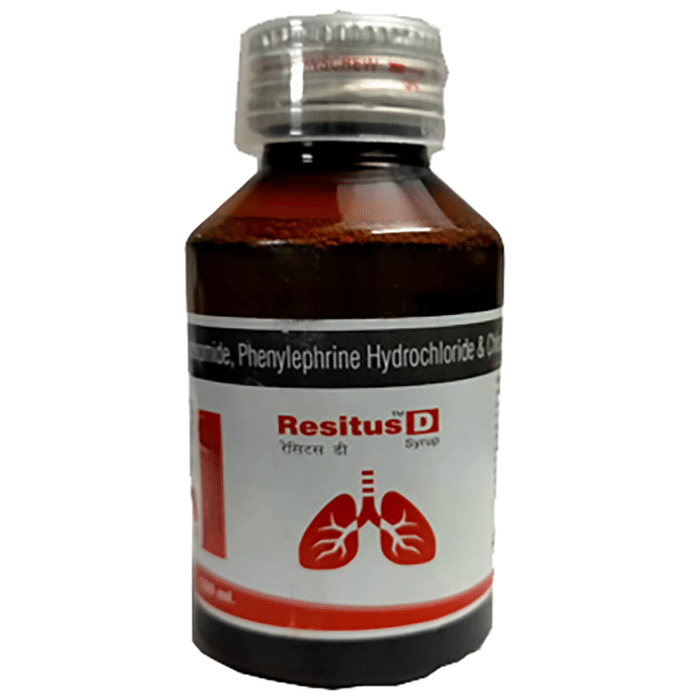 Resitus D Syrup – Phenylephrine (5mg/5ml) by Mountus Life Science — photo 1 of 3