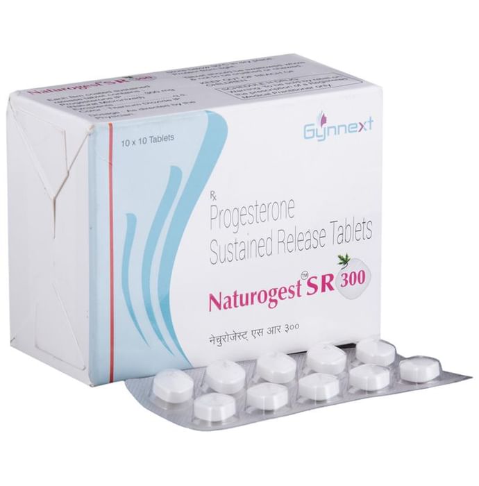 Naturogest SR 300 Tablet – Progesterone (Natural Micronized) (300mg) 300 mg by Zydus Cadila — photo 1 of 6