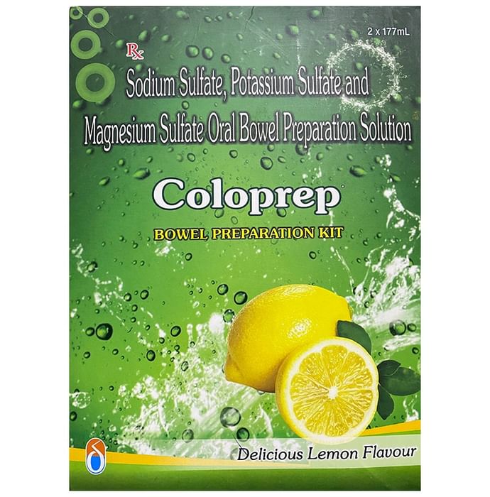 Coloprep Bowel Preparation Kit (177ml Each) Delicious Lemon