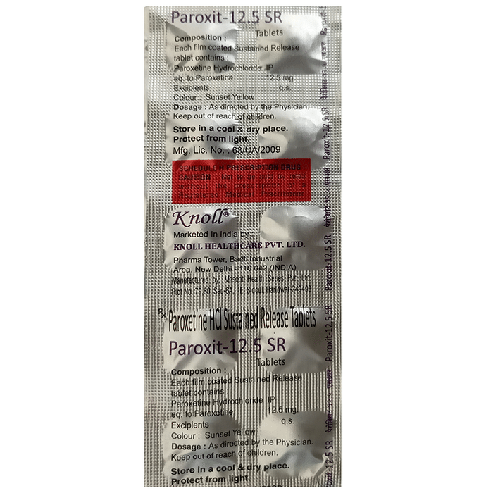 Paroxit 12.5 SR Tablet