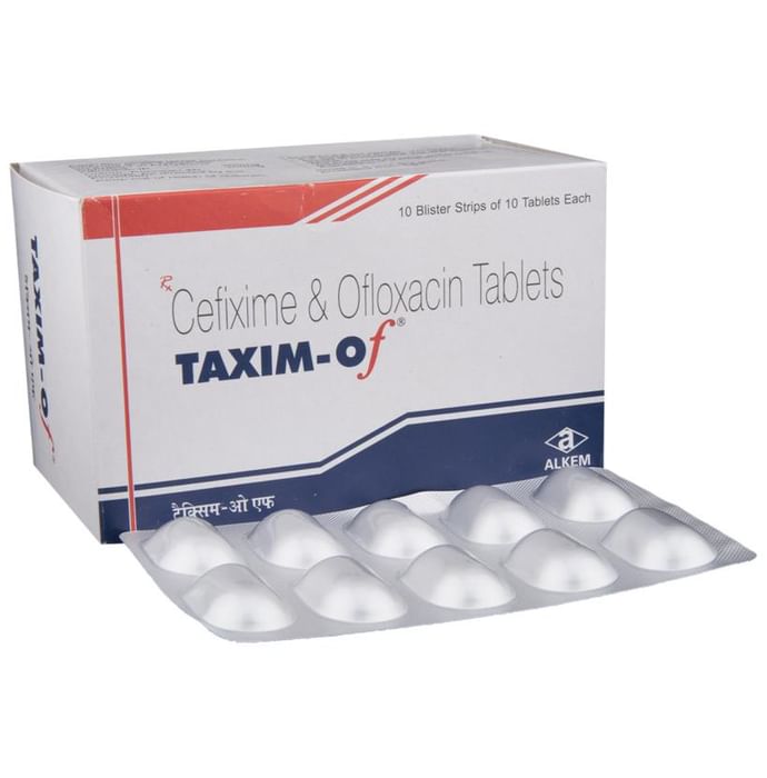 Taxim OF Tablet – Cefixime (200mg) by Alkem Laboratories Ltd — photo 1 of 6