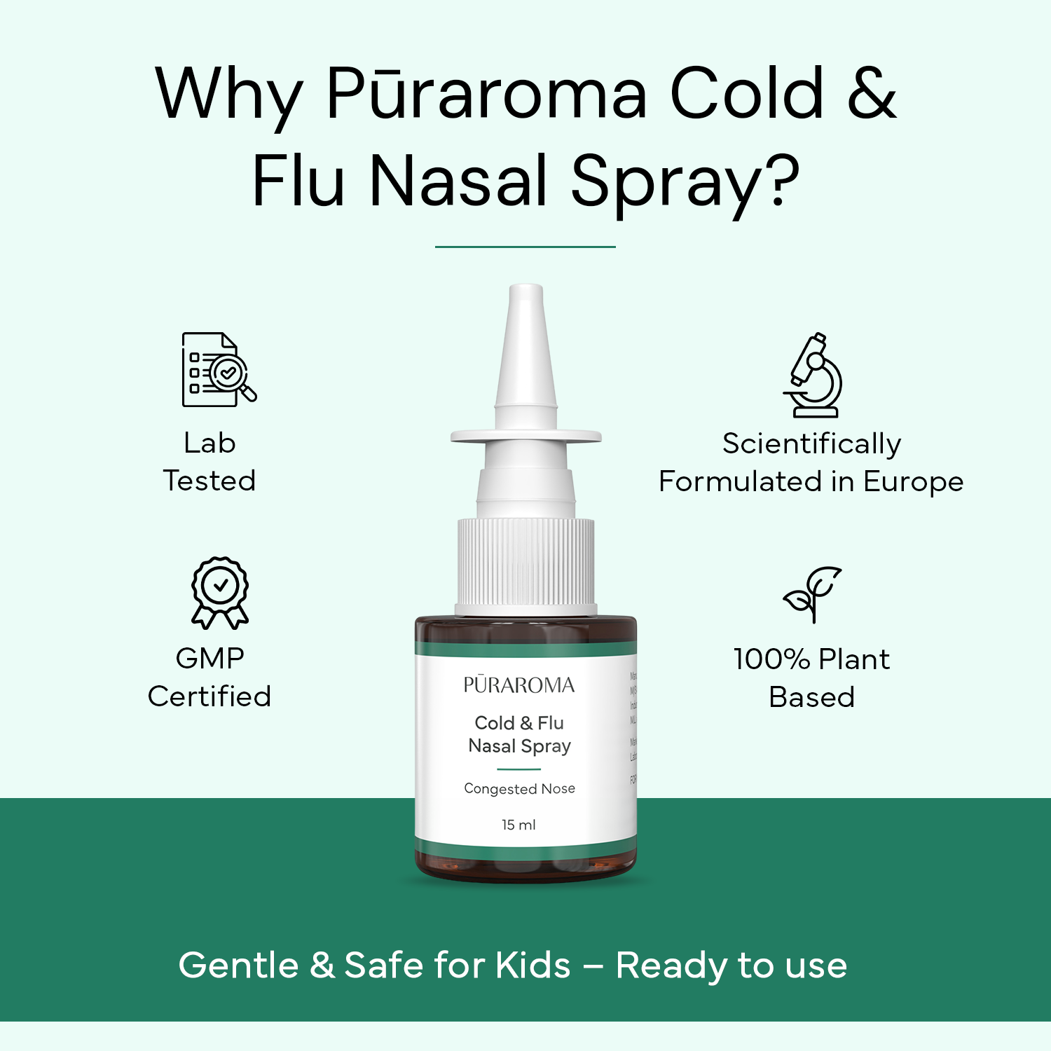 Puraroma Cold and Flu Nasal Spray