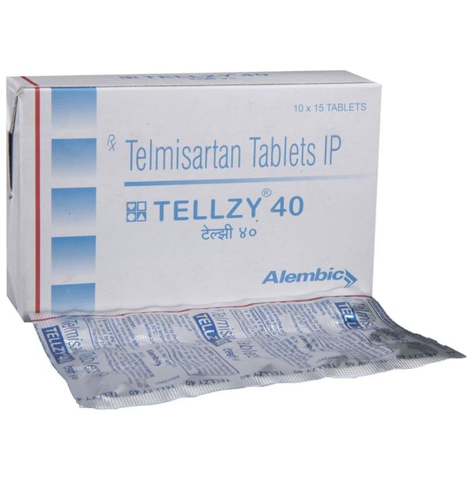 Tellzy 40 Tablet – Telmisartan (40mg) 40 mg by Alembic Pharmaceuticals Ltd — photo 1 of 5