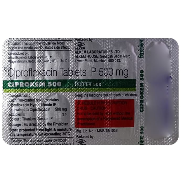 Ciprokem 500mg Tablet