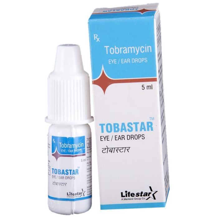 Tobastar Eye/Ear Drops – Tobramycin (0.3% w/v) by Mankind Pharma Ltd — photo 1 of 5