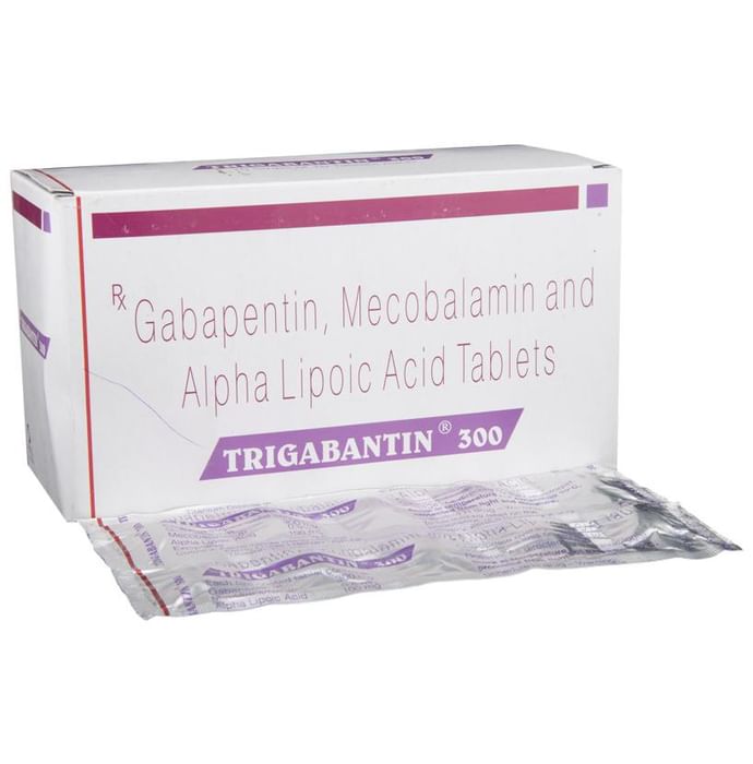 Trigabantin 300 Tablet – Gabapentin (300mg) 300 mg by Sun Pharmaceutical Industries Ltd — photo 1 of 5