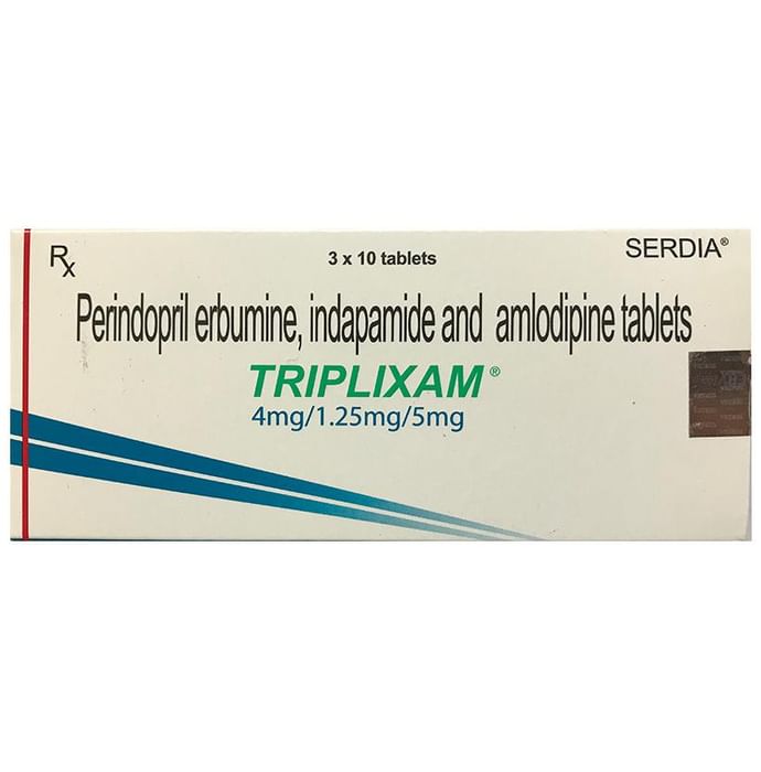 Triplixam 4mg/1.25mg/5mg Tablet