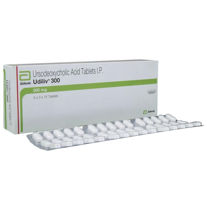 Udiliv 300 Tablet – Ursodeoxycholic Acid (300mg) 300 mg by Abbott — photo 1 of 4