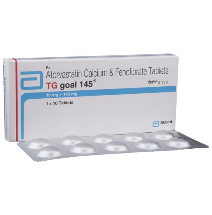 TG Goal 145 Tablet – Atorvastatin (10mg) 145 mg by Abbott — photo 1 of 6