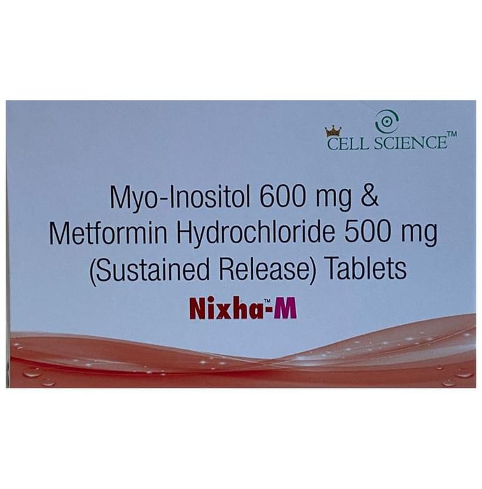 Nixha-M Tablet SR – Metformin (500mg) by Neocell Science Pharmaceuticals Pvt Ltd — photo 1 of 3