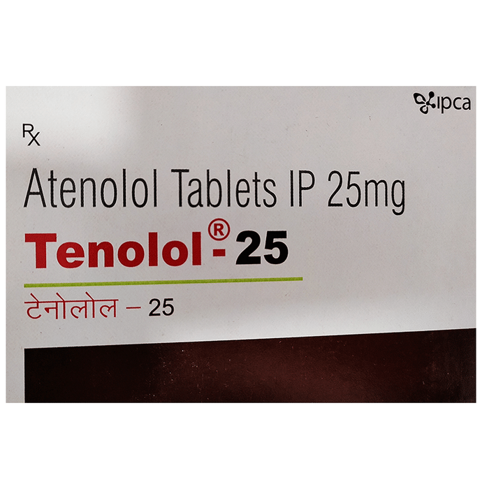Tenolol 25 Tablet – Atenolol (25mg) 25 mg by Ipca Laboratories Ltd — photo 1 of 5