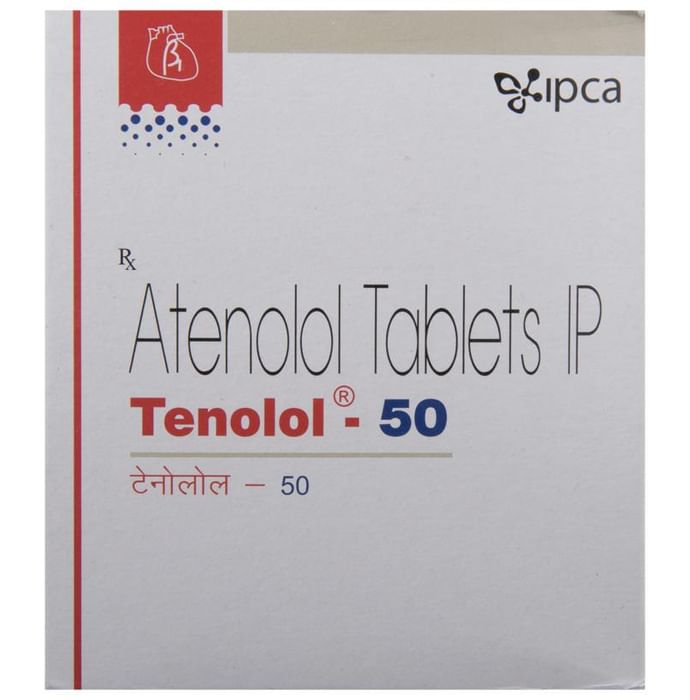 Tenolol 50 Tablet – Atenolol (50mg) 50 mg by Ipca Laboratories Ltd — photo 1 of 4