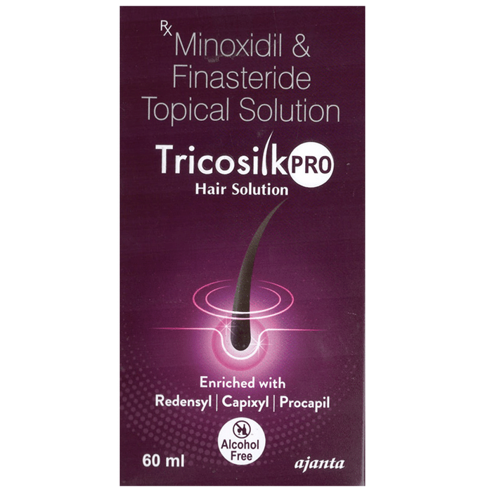 Tricosilk Pro Hair Solution – Minoxidil (5% w/v) by Ajanta Pharma Ltd — photo 1 of 2