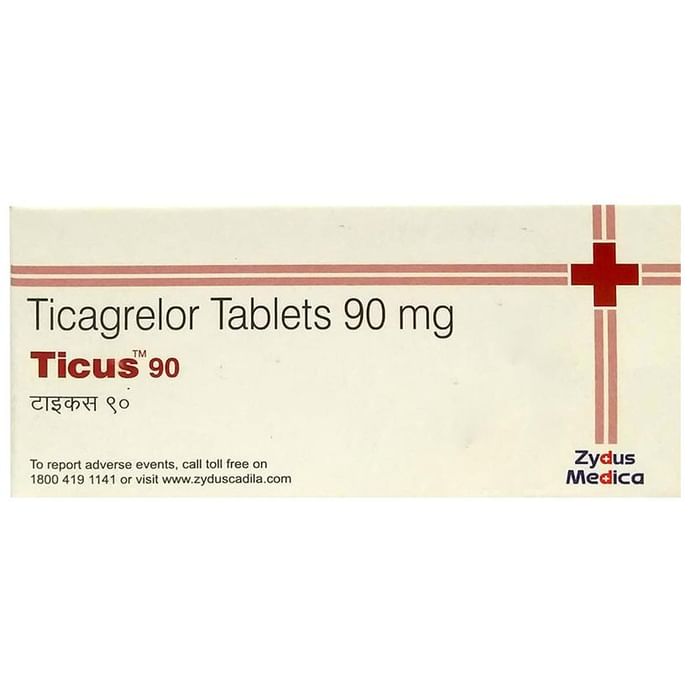 Ticus 90 Tablet – Ticagrelor (90mg) 90 mg by Zydus Cadila — photo 1 of 4