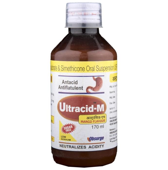 Ultracid-M Oral Suspension Mango Sugar Free