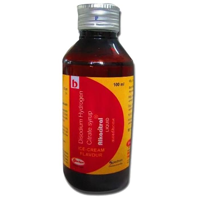 Alkacitral Liquid – Disodium Hydrogen Citrate (1.25gm/5ml) by Alembic Pharmaceuticals Ltd