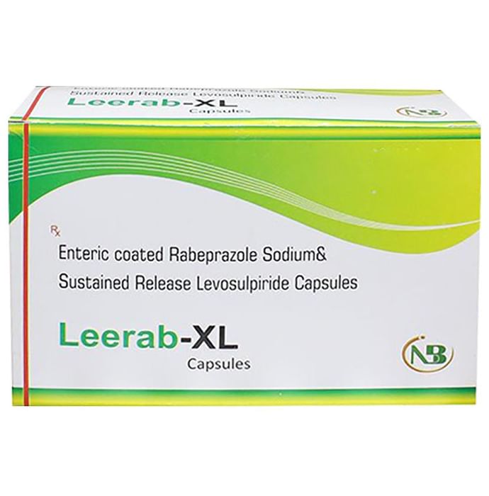 Leerab-XL Capsule – Levosulpiride (75mg) by Nexocare Biotech Pvt Ltd