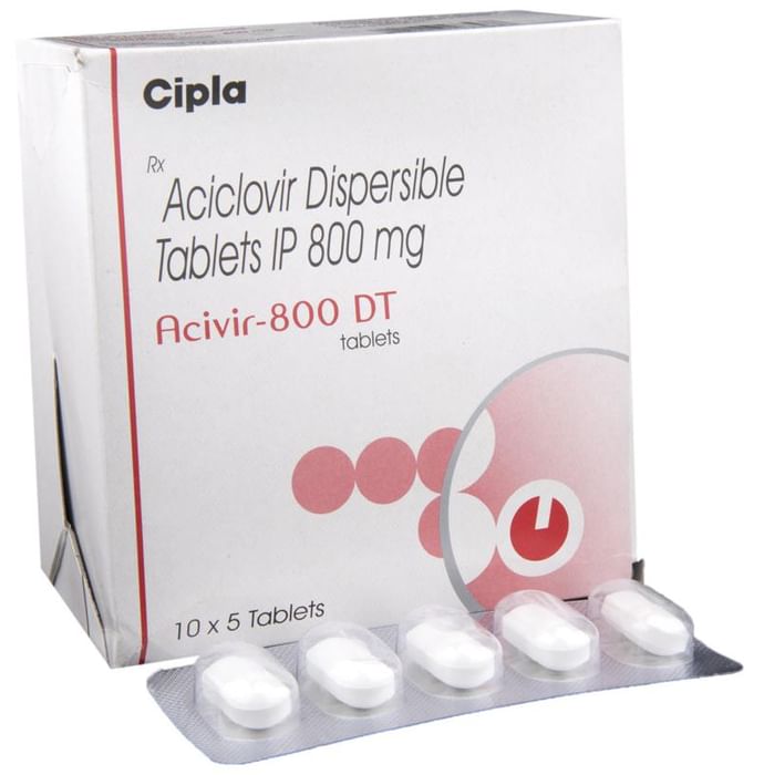 Acivir 800 DT Tablet