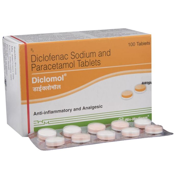 Diclomol Tablet – Diclofenac (50mg) by Win-Medicare Pvt Ltd — photo 1 of 6