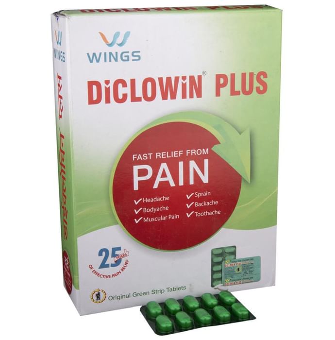 Diclowin Plus Tablet – Diclofenac (50mg) by Wings Biotech Ltd — photo 1 of 6
