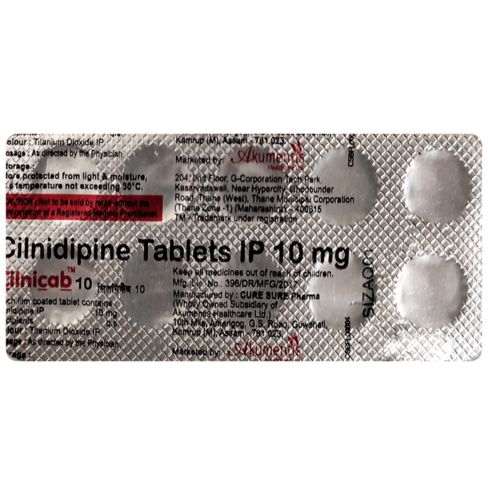 Cilnicab 10mg Tablet
