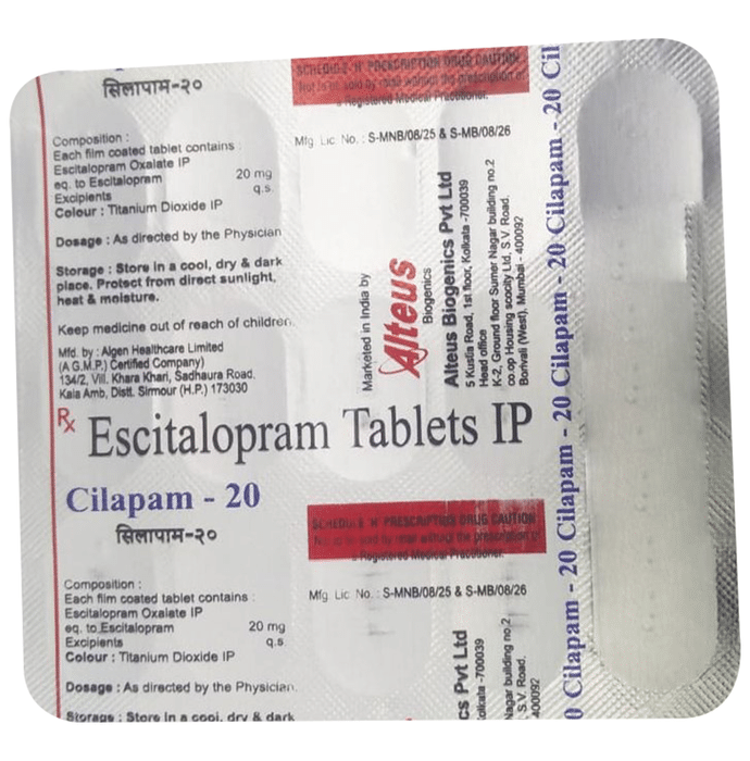 Cilapam 20 Tablet