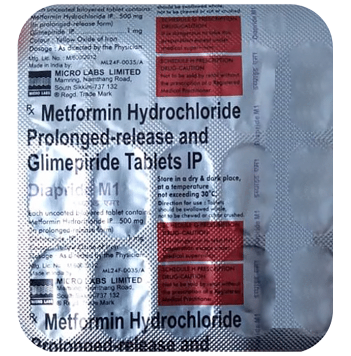 Diapride M1 Tablet PR