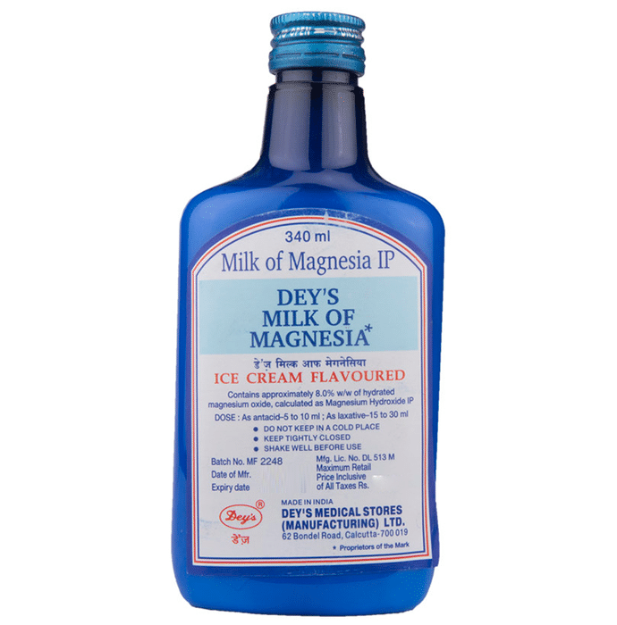 Deys Milk OF Magnesia Liquid Ice Cream