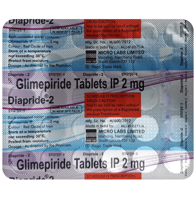 Diapride 2 Tablet