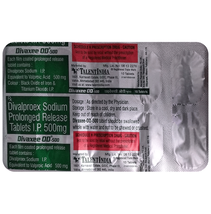 Divaxee OD 500 Tablet PR