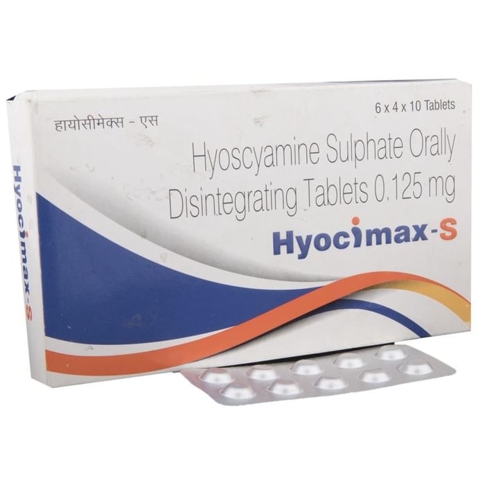 Hyocimax-S Tablet – Hyoscyamine (0.125mg) by Zydus Cadila — photo 1 of 6